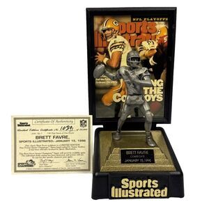 Brett Fabre 1996 Sports Illustrated Collectible Fine pewter Figure Series‎ 3